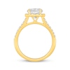 Thumbnail Image 2 of Lab-Created Diamonds by KAY Oval-Cut Halo Engagement Ring 2-3/8 ct tw 14K Yellow Gold