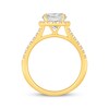 Thumbnail Image 3 of Adore Lab-Grown Diamonds Oval-Cut Halo Engagement Ring 2-3/8 ct tw 14K Yellow Gold