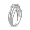Thumbnail Image 2 of Diamond Accent Bypass Ring Sterling Silver