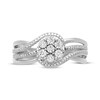 Thumbnail Image 3 of Diamond Accent Bypass Ring Sterling Silver