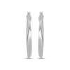 Thumbnail Image 2 of Polished Twist Hoop Earrings Hollow Sterling Silver 30mm