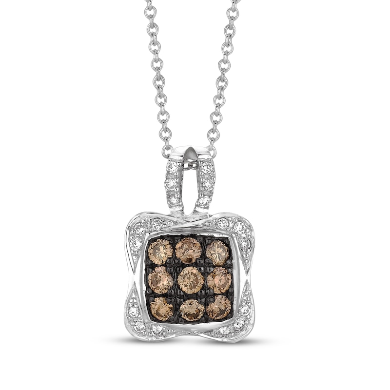 Main Image 1 of Le Vian Diamond Necklace 1/2 ct tw 14K Vanilla Gold 18"