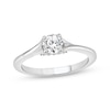 Thumbnail Image 1 of Round-Cut Diamond Solitaire Plus Engagement Ring 1/2 ct tw 10K White Gold