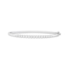 Thumbnail Image 1 of Diamond Line Bangle Bracelet 7/8 ct tw 14K White Gold 7"