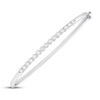Thumbnail Image 2 of Diamond Line Bangle Bracelet 7/8 ct tw 14K White Gold 7"
