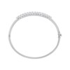 Thumbnail Image 3 of Diamond Line Bangle Bracelet 7/8 ct tw 14K White Gold 7"