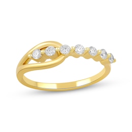 KAY Lab-Grown Diamonds Loop Fashion Ring 1/4 ct tw 10K Yellow Gold
