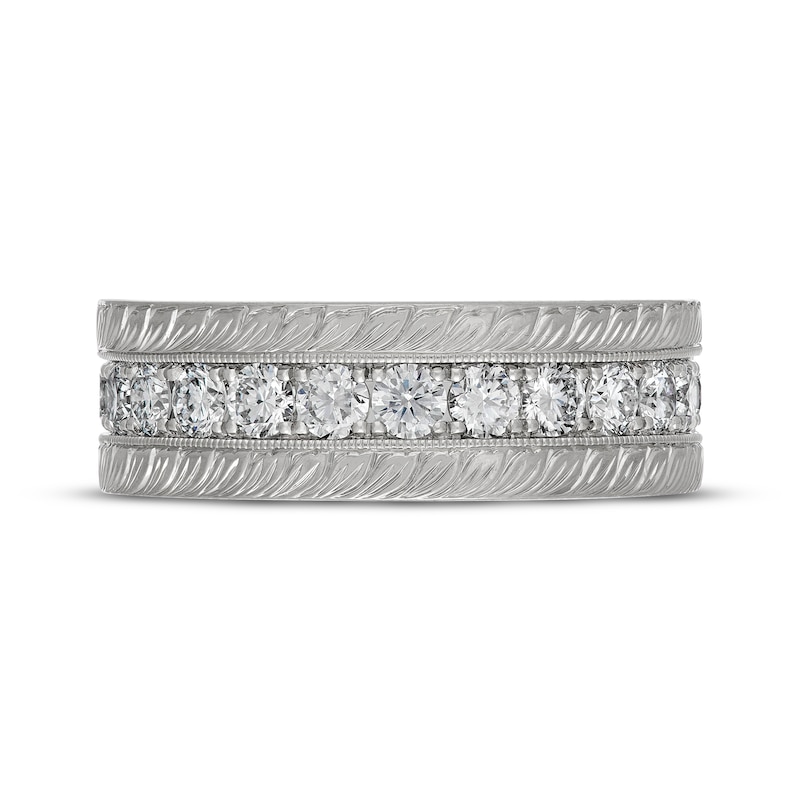 Main Image 3 of Neil Lane Artistry Heritage Men's Lab-Grown Diamond Wedding Band 1-1/2 ct tw Platinum