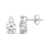 Thumbnail Image 3 of White Lab-Created Sapphire Stud Earrings Sterling Silver