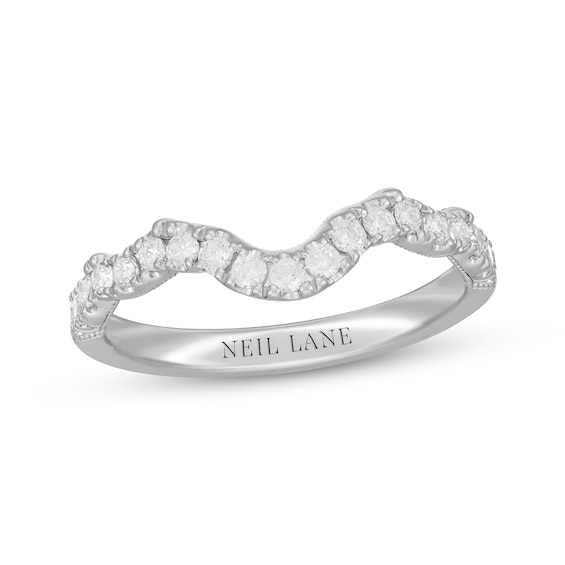 Neil Lane Diamond Wedding Band 1/ ct tw Round-cut 14K White Gold