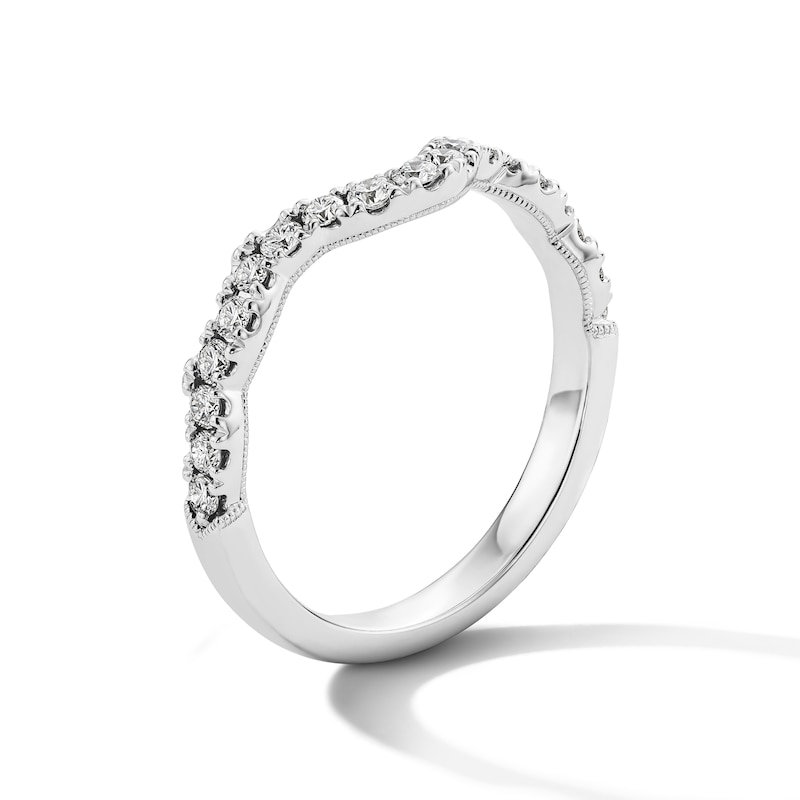 Main Image 2 of Neil Lane Diamond Wedding Band 1/3 ct tw Round-cut 14K White Gold