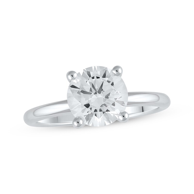 Lab-Created Diamonds by KAY Solitaire Engagement Ring 2 ct tw 14K White Gold