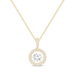 Unstoppable Love Lab-Grown diamond Necklace 1 ct tw 14K Yellow Gold 19"