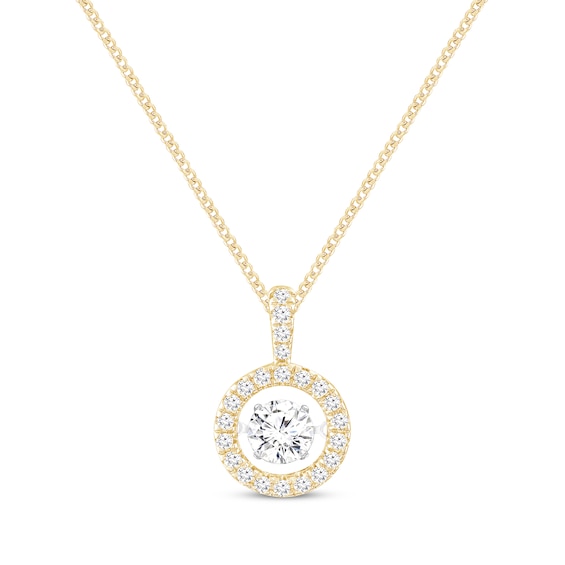Unstoppable Love Lab-Grown diamond Necklace 1 ct tw 14K Yellow Gold 19"