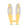 Vintage-Style Round-Cut Diamond Enhancer Ring 7/8 ct tw 14K Yellow Gold