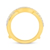 Thumbnail Image 2 of Vintage-Style Round-Cut Diamond Enhancer Ring 7/8 ct tw 14K Yellow Gold