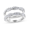 Thumbnail Image 1 of THE LEO Diamond Round-Cut Twist Enhancer Ring 5/8 ct tw 14K White Gold
