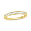 Thumbnail Image 0 of Baguette-Cut Diamond Channel Anniversary Band 1/6 ct tw 14K Yellow Gold