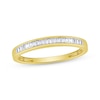 Thumbnail Image 1 of Adore Baguette-Cut Diamond Channel Anniversary Band 1/6 ct tw 14K Yellow Gold