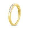 Thumbnail Image 1 of Baguette-Cut Diamond Channel Anniversary Band 1/6 ct tw 14K Yellow Gold