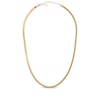 Thumbnail Image 1 of Diamond-Cut Herringbone Chain Necklace 4mm Solid 14K Yellow Gold 18"