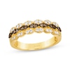 Thumbnail Image 1 of Le Vian Venetian Mosaic Diamond Scalloped Ring 3/8 ct tw 14K Honey Gold