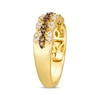 Thumbnail Image 2 of Le Vian Venetian Mosaic Diamond Scalloped Ring 3/8 ct tw 14K Honey Gold