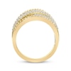 Thumbnail Image 3 of Diamond Wave Ring 3/4 ct tw 14K Yellow Gold