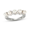 Thumbnail Image 0 of Cultured Pearl S-Curve Ring Sterling Silver