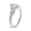 Thumbnail Image 5 of THE LEO Ideal Cut Diamond Pear-Shaped Three-Stone Engagement Ring 1 ct tw 14K White Gold