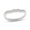 Thumbnail Image 7 of THE LEO Ideal Cut Diamond Contour Wedding Band 1/5 ct tw 14K White Gold