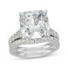 Thumbnail Image 1 of Neil Lane Artistry Cushion-Cut Lab-Grown Diamond Bridal Set 10-1/3 ct tw 14K White Gold