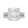 Thumbnail Image 3 of Neil Lane Artistry Cushion-Cut Lab-Grown Diamond Bridal Set 10-1/3 ct tw 14K White Gold