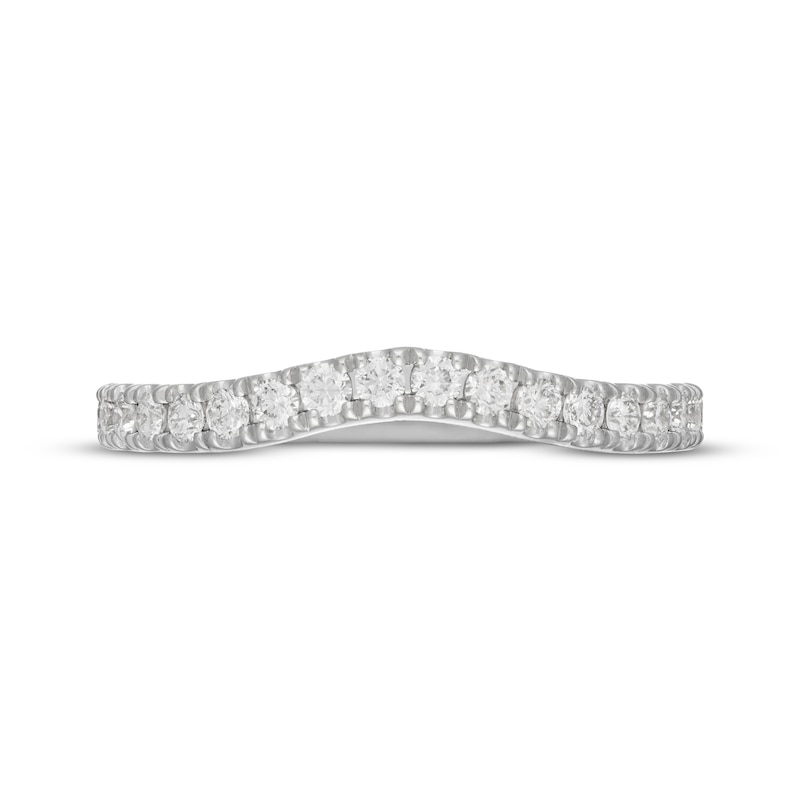 Main Image 9 of Neil Lane Artistry Lab-Grown Diamond Contour Wedding Band 3/8 ct tw 14K White Gold