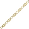 Thumbnail Image 3 of Marquise Link Chain Necklace Hollow 10K Yellow Gold 20"