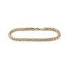 Thumbnail Image 1 of Round Box Chain Bracelet 5mm Hollow 10K Yellow Gold 8.5"