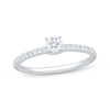 Thumbnail Image 1 of Adore Round-Cut Diamond Engagement Ring 3/8 ct tw 14K White Gold