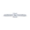 Thumbnail Image 3 of Adore Round-Cut Diamond Engagement Ring 3/8 ct tw 14K White Gold