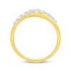 Thumbnail Image 3 of Diamond Crossover Multi-Band Ring 3/8 ct tw 10K Yellow Gold
