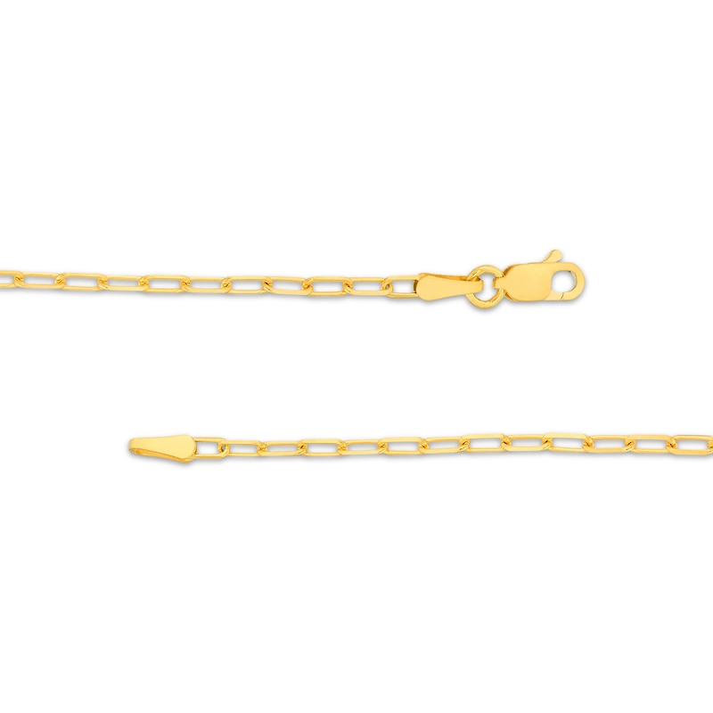Main Image 2 of Curb Chain, Bead Chain & Paperclip Chain Necklace Set Solid 10K Yellow Gold 18"