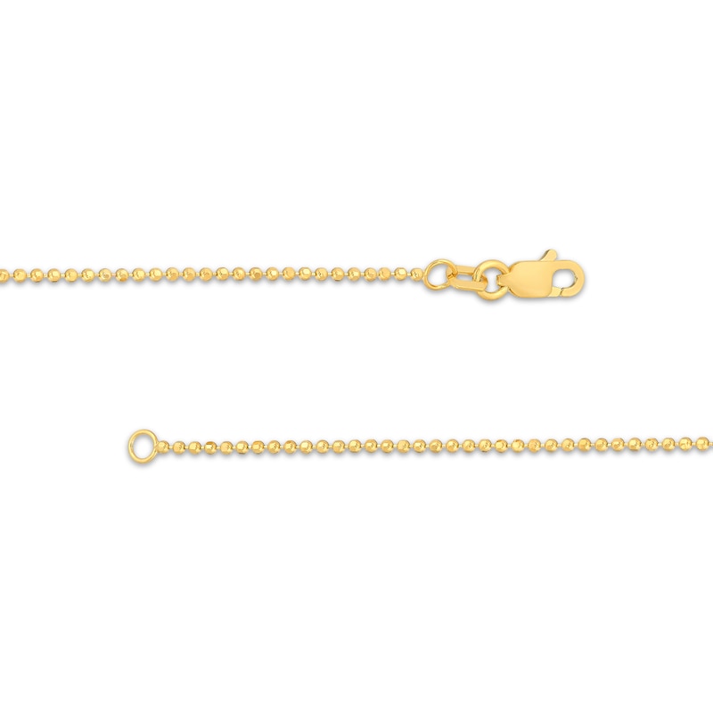 Main Image 3 of Curb Chain, Bead Chain & Paperclip Chain Necklace Set Solid 10K Yellow Gold 18"