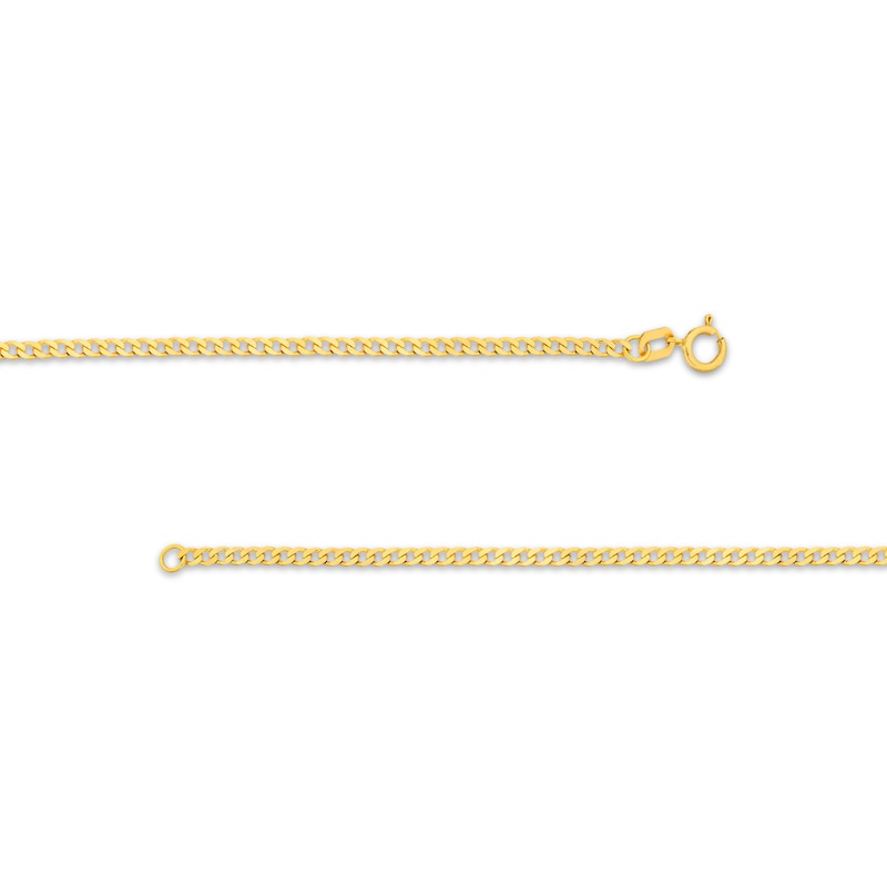 Main Image 7 of Curb Chain, Bead Chain & Paperclip Chain Necklace Set Solid 10K Yellow Gold 18"