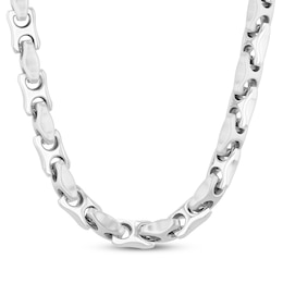 8.75mm Mariner Chain Necklace Solid Stainless Steel 24"