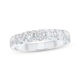 Adore Diamond Five-Stone Anniversary Ring 1 ct tw Platinum
