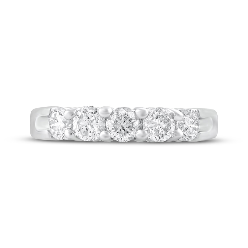 Main Image 3 of Adore Diamond Five-Stone Anniversary Ring 1 ct tw Platinum