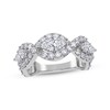 Thumbnail Image 1 of KAY Lab-Grown Diamonds Marquise & Round-Cut Twist Ring 1-1/2 ct tw 14K White Gold