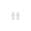 Thumbnail Image 2 of KAY Lab-Grown Diamonds Three-Stone Vertical Stud Earrings 1/5 ct tw 14K Yellow Gold