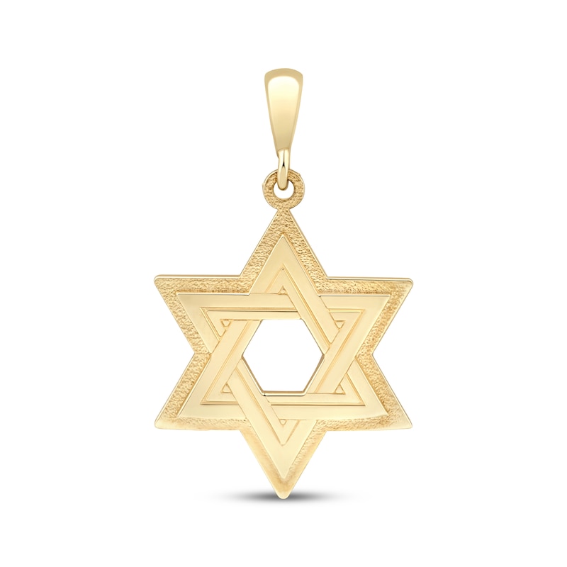 Main Image 1 of Star of David Charm 10K Yellow Gold