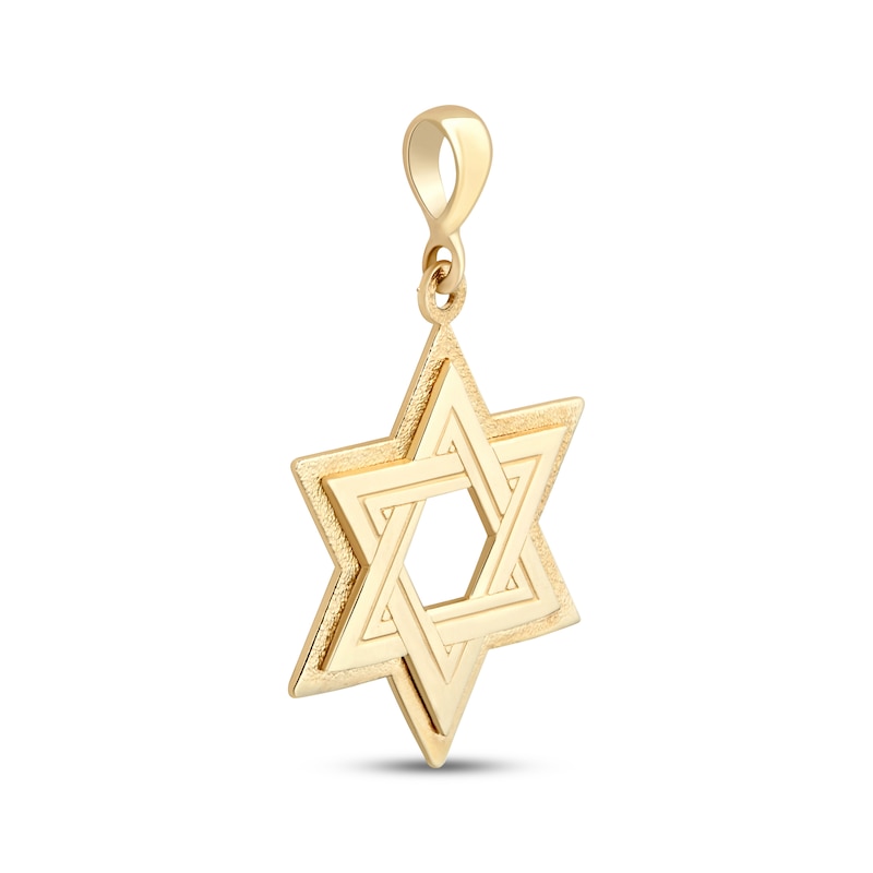 Main Image 2 of Star of David Charm 10K Yellow Gold