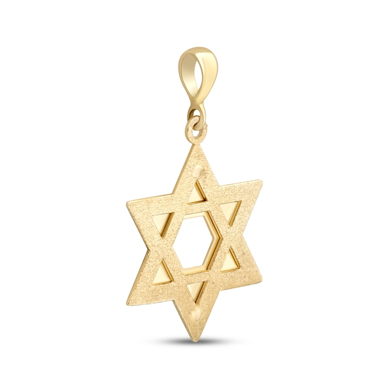 Main Image 3 of Star of David Charm 10K Yellow Gold